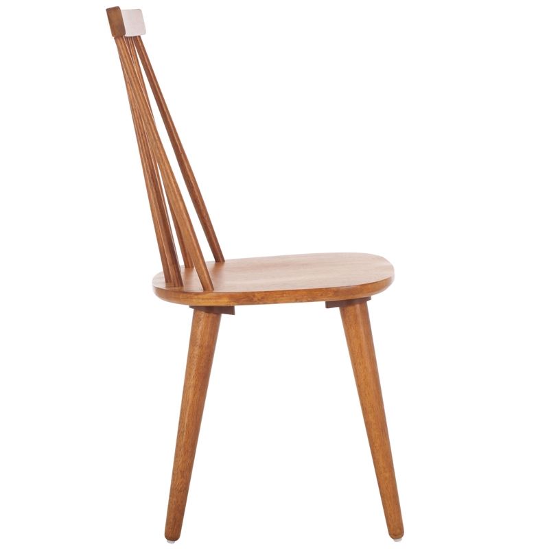 Safavieh Burris Wood Side Chair in Brown