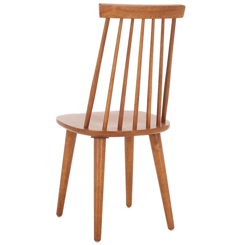 Safavieh Burris Wood Side Chair in Brown