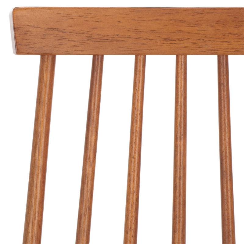 Safavieh Burris Wood Side Chair in Brown