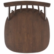 Safavieh Burris Wood Side Chair in Dark Walnut