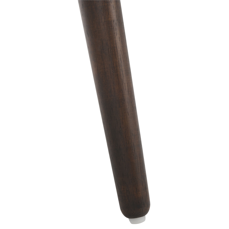 Safavieh Burris Wood Side Chair in Dark Walnut