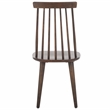 Safavieh Burris Wood Side Chair in Dark Walnut
