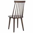 Safavieh Burris Wood Side Chair in Dark Walnut