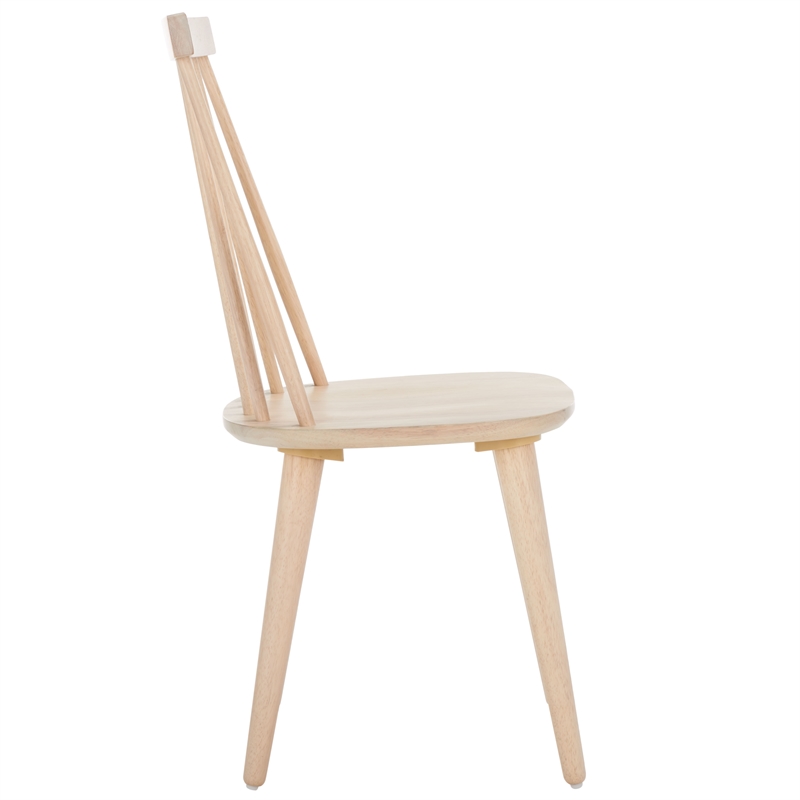 Safavieh Burris Wood Side Chair in White