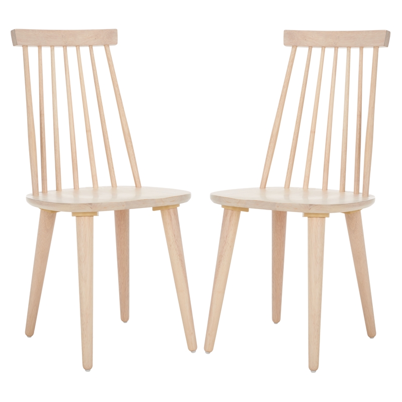 Safavieh Burris Wood Side Chair in White