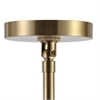 Safavieh Raphaela Glass and Iron Globe Chandelier in Gold / White
