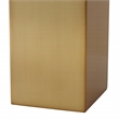 Safavieh Hank Iron Square Table Lamp in Gold / White