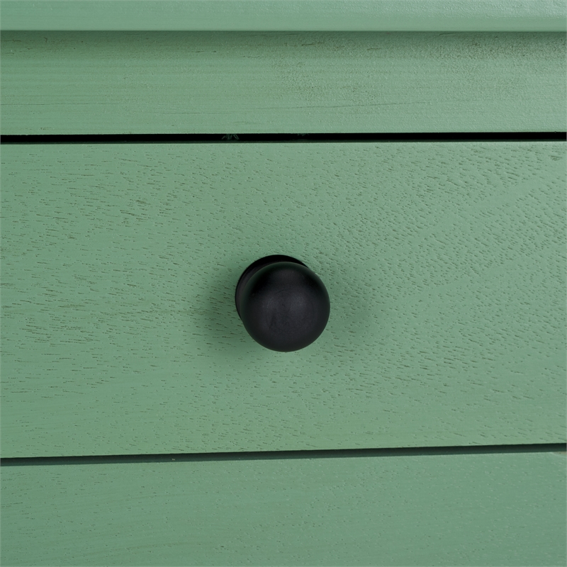 Safavieh Haven Wood 2 Drw Desk in Sage