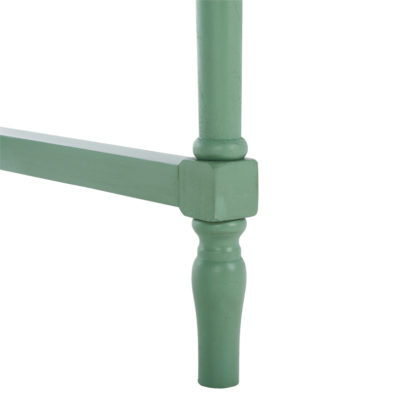 Safavieh Haven Wood 2 Drw Desk in Sage