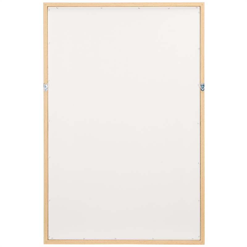 Safavieh Snow Dy Trails Wood and Iron Framed Dimensional Art in White