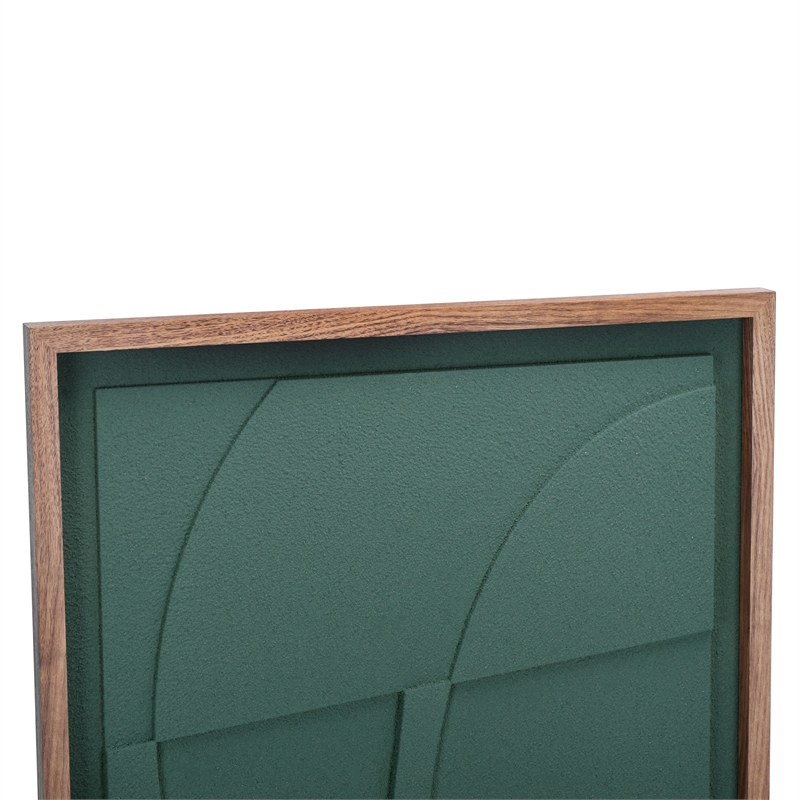 Safavieh Natures Edge Wood and Iron Framed Dimensional Art in Green