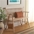 Safavieh Addison Wood Spindleback Settee in White