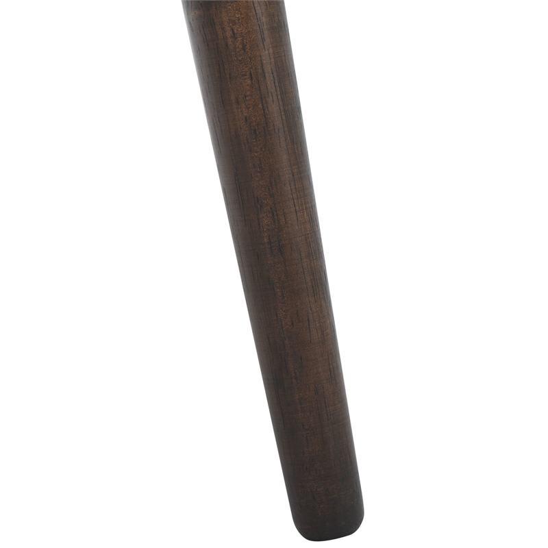 Safavieh Blanchard Wood and Iron Spindle Bench in Dark Walnut