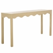 Safavieh Lilith Wavy Wood Console in Natural