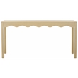 Safavieh Lilith Wavy Wood Console in Natural
