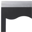 Safavieh Lilith Wavy Wood Console in Matte Black