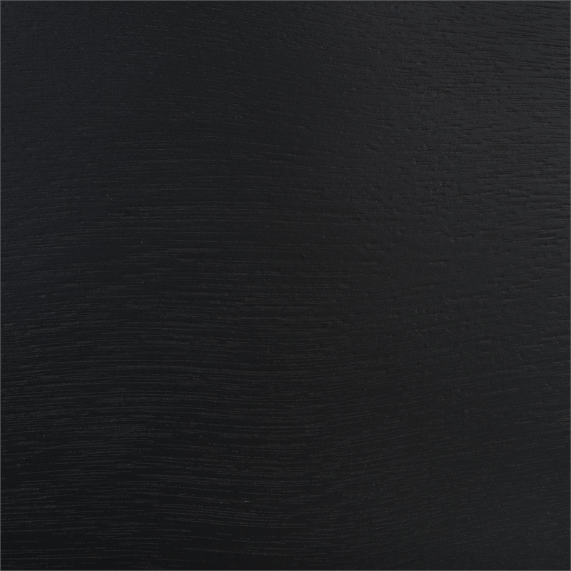 Safavieh Lilith Wavy Wood Console in Matte Black