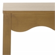 Safavieh Lilith Wavy Wood Console in Brown