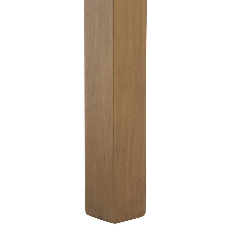 Safavieh Lilith Wavy Wood Console in Brown