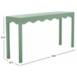 Safavieh Lilith Wavy Wood Console in Sage