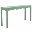 Safavieh Lilith Wavy Wood Console in Sage