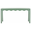 Safavieh Lilith Wavy Wood Console in Sage