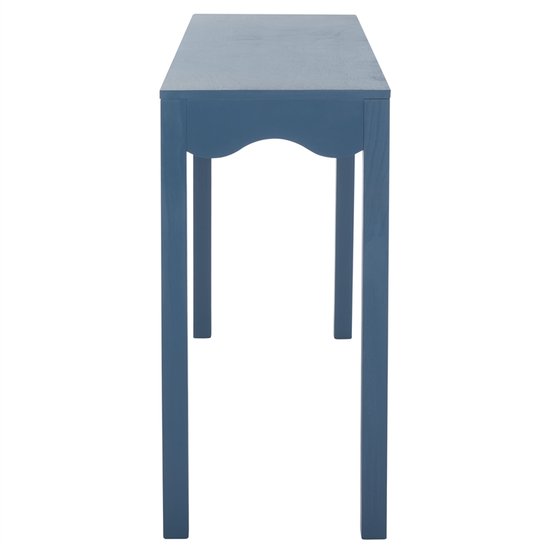 Safavieh Lilith Wavy Wood Console in Blue