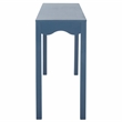 Safavieh Lilith Wavy Wood Console in Blue