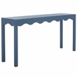 Safavieh Lilith Wavy Wood Console in Blue