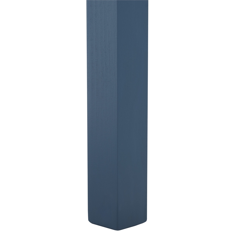 Safavieh Lilith Wavy Wood Console in Blue