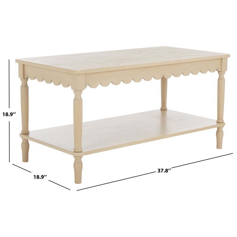 Safavieh Haven Wood Coffee Table in Natural