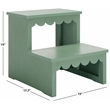 Safavieh Haven Wood 2 Step Stool  in Sage