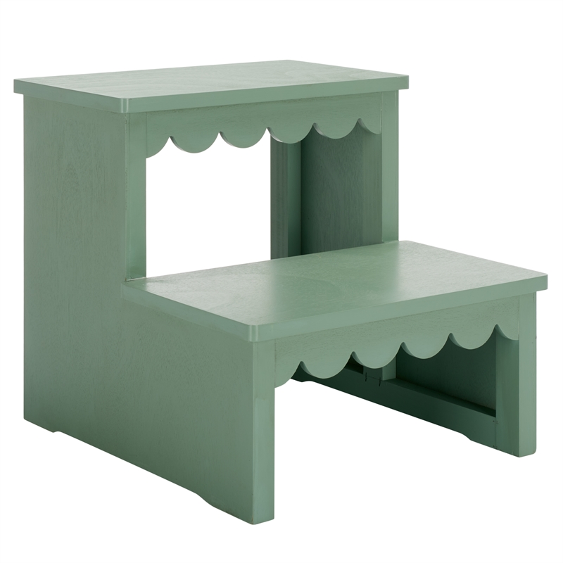 Safavieh Haven Wood 2 Step Stool  in Sage