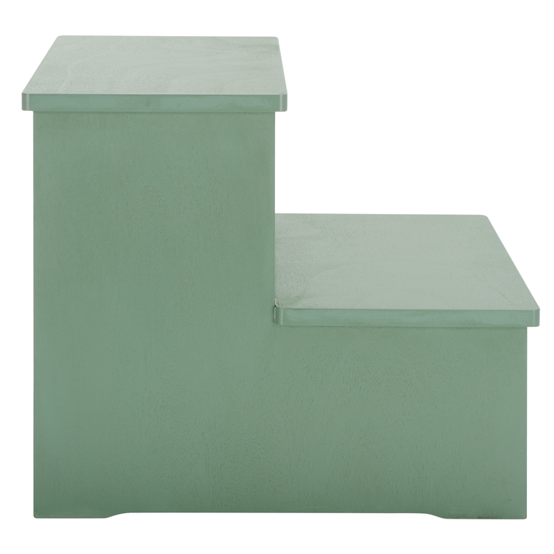 Safavieh Haven Wood 2 Step Stool  in Sage