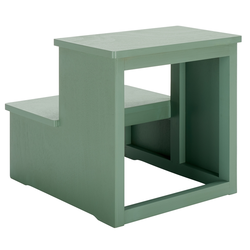 Safavieh Haven Wood 2 Step Stool  in Sage