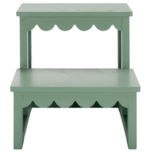 Safavieh Haven Wood 2 Step Stool  in Sage