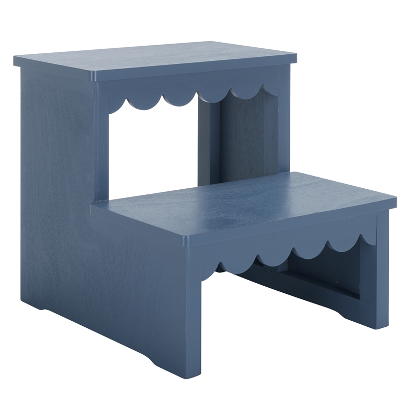 Safavieh Haven Wood 2 Step Stool  in Blue