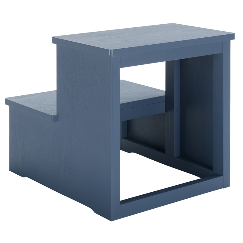 Safavieh Haven Wood 2 Step Stool  in Blue