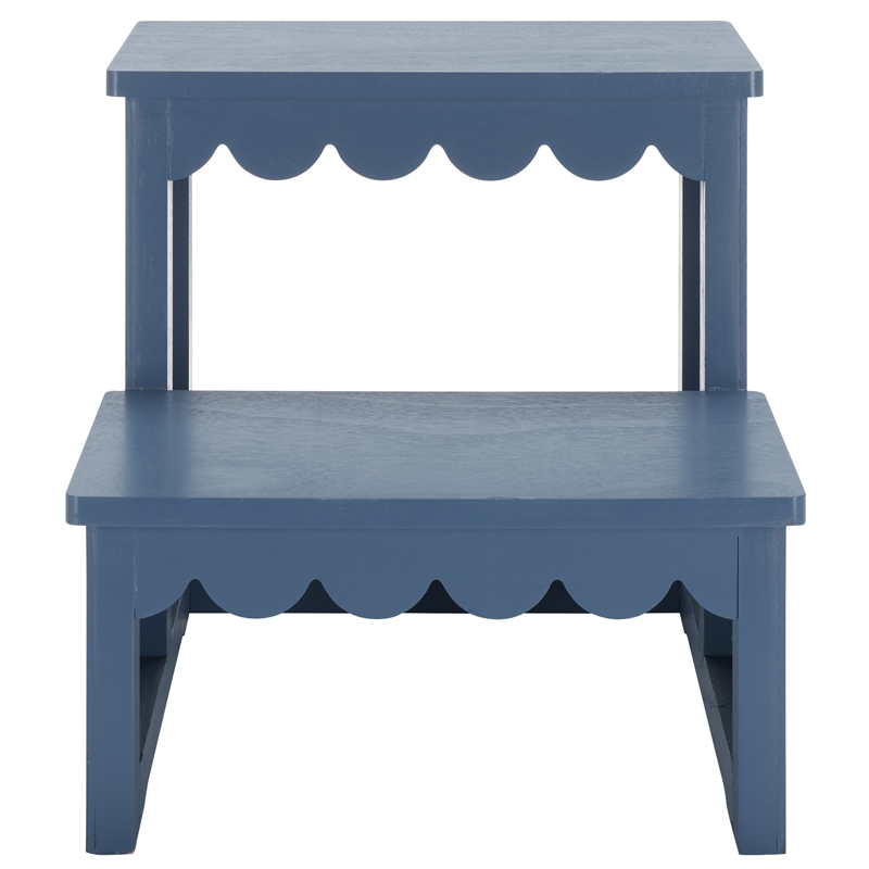 Safavieh Haven Wood 2 Step Stool  in Blue