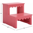 Safavieh Haven Wood 2 Step Stool in Pink