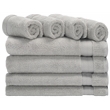 Safavieh Signature 8 Pc Cotton Towel Bundle in Gray