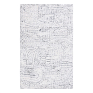 Safavieh Glamour 5'-0&quot x 8'-0&quot Wool Hand Tufted Rug in Gray / Ivory