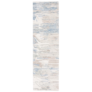 Safavieh Metro 2'-3&quot x 8'-0&quot Wool and Cotton Hand Tufted Rug in Ivory / Natural