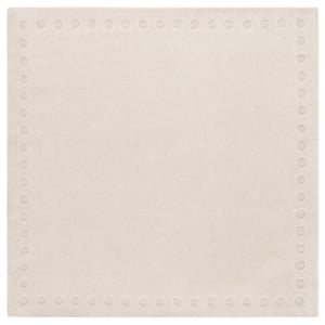 Safavieh Metro 6'-0&quot x 6'-0&quot Wool and Cotton Hand Tufted Rug in Ivory