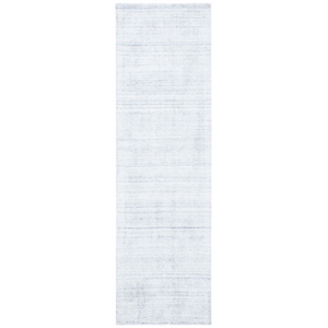 Safavieh Mirage 2'-3&quot x 8'-0&quot Cotton Hand Loomed Rug in Ivory / Silver