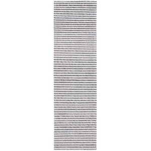 Safavieh Marbella 2'-3&quot x 6'-0&quot Wool and Cotton Flat Weave Rug in Charcoal/Ivory