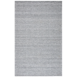 Safavieh Marbella 3'-0&quot x 5'-0&quot Wool and Cotton Flat Weave Rug in Charcoal/Ivory