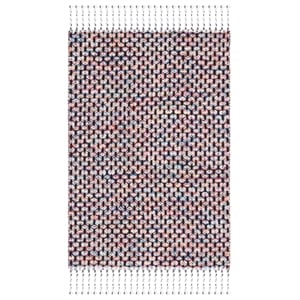Safavieh Montauk 2'-0&quot x 3'-0&quot Cotton Flat Weave Rug in Red / Yellow