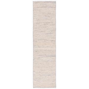 Safavieh Natural Fiber 2'-3&quot x 9'-0&quot Jute and Wool Hand Woven Rug in Beige /Gray
