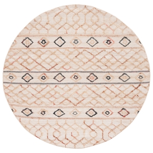 Safavieh Natural Fiber 6'-0&quot x 6'-0&quot Jute Hand Loomed Rug in Natural / Ivory